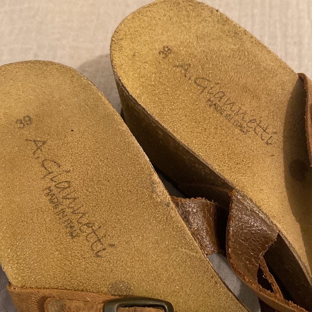 A. GIANNETTI  MADE IN SPAIN PLATFORM SANDALS. Size 38 - Picture 3 of 5
